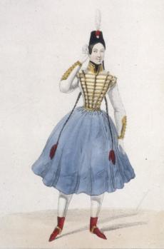 Fanny Elssler - source image : BNF