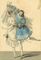 Fleur des Champs dans la Fille du Danube avec Mazilier (Rudolph)